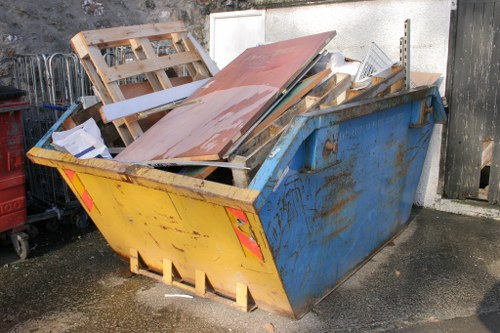 Recycling demolition materials in Forest Gate