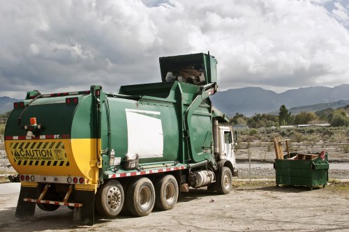 Eco-friendly house clearance practices with recycling