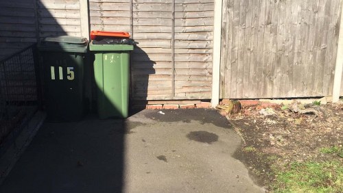 Commercial skip placement in Forest Gate