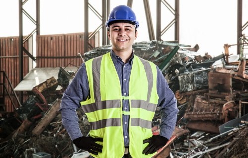 Variety of waste types managed by grab hire